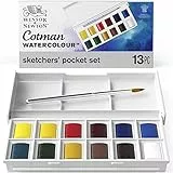 Winsor & Newton Set de acuarelas CotMan, surtido de colores, 1set