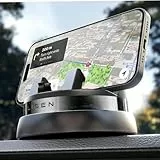 LISEN Soporte Movil Coche[Actualización Real para 2025]Soporte para Movil Coche de Instrumentos Girable 360° Ajustable, Phone Holder Car para iPhone 17 Pro Max/17 Air/16/15/14, Samsung, Huawei, Xiaomi