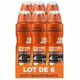 L'Oréal Paris Men Expert Thermic Resist - Desodorante en spray (150 ml, 6 unidades)