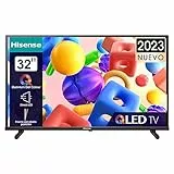 Hisense TV 32A5KQ - QLED Quantum Dot Colour, Smart TV de 32 Pulgadas, DTS HD, Modo Juego, Entrada Tipo C, Peana con Doble posición, función Compartir en el televisor (2023)