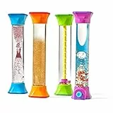 Learning Resources Tubos Sensoriales Calmantes Juego Sensorial, 4 Piezas, Multicolor, Juguetes Antiestrés para Niños, Autorregulación, Educación Emocional, 3+ Años