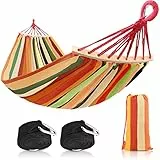 Bestrip Hamaca de Viaje Ultraligera para Camping ，Capacidad de Carga de 300 kg, (250 x 150 cm) Secado rápido Hamaca (Rojo)
