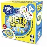 Imagiland, Funtastic Juego de Cartas Redondas 'Picto Palabra' (atención para Ampliar Vocabulario)