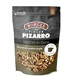 Borges - Nueces en Grano Finca Pizarro Borges - Producto de España - Alto contenido en Omega 3 - Ricas en Antioxidantes - Frutos Secos sin Gluten - Paquete de 130 gramos