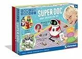 Clementoni - Super Doc - Robot Educativo y Programable para Niños +5 años, Juguete con 4 Personajes y Desafíos de Juego, Fomenta el Pensamiento Lógico, 55379