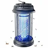TMACTIME Lámpara Antimosquitos 20W UV 4500V Mata Mosquitos Eléctrico - Atrapa Mosquitos Alcance Efectivo 100m² para Interior y Exterior