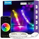 Govee Tiras LED WiFi 5M, Luces LED RGBIC con Control por Alexa, Google Assistant y App, Inteligente Control Segmentado, DIY, Sincronización de música para Habitación, Dormitorio, Salón, Fiesta
