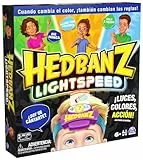 SPIN MASTER GAMES - Juego de Mesa HEDBANZ Lightspeed con Luces y Sonidos: Adivinanzas para Niños y Adultos, para 2-6 Jugadores - 6068072 - Juegos de Mesa Niños 6 Años +