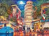 Ravensburger - Puzzle 500 Piezas Una Noche En Pisa | Puzzle 500 Piezas Adultos | Rompecabezas Adultos Y Niños De 14 Años O Más | Regalos para Niños 14 Años O Más | Mide 49x36cm