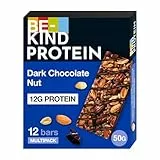 Be-Kind Barrita de proteínas de Crema de Cacahuete y chocolate negro, 12x40g