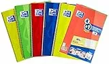 Oxford Cuadernos A4,Tapa Extradura, Pizarra Write&Erase, 80 Hojas, Cuadrícula 4x4, Pack 4+1, Surtido colores vivos