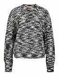 JJXX Jxsimone Crew Neck Knit Sn Jersey de Punto, Black/Stripes:/3 Multi Space Dye, M para Mujer
