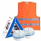 HELP FLASH SMART Luz Emergencia autónoma, Peligro y Linterna, Homologada DGT V16, Autómatica, Incluye Martillo rompeventanas y Cortador de cinturón de Seguridad, Color Amarillo Auto