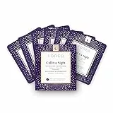 FOREO UFO Call it a Night, mascarilla facial activa para piel seca y envejecida, pack de 7, revitaliza y nutre, ginseng y aceite de oliva, cruelty free, compatible con todos los dispositivos UFO