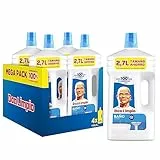 Don Limpio Baño Limpiador Liquido 4 x 2.7l, Producto de limpieza para Baño Con Tecnología Antigoteo, Elimina el 100% de los Restos de Jabon