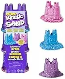 Kinetic Sand - 3 Packs de 340g de Arena Mágica Brillante con Purpurina de Colores para Mezclar, Moldear y Crear - Kit Manualidades Niños - 6053520 - Juguetes Niños 3 Años +