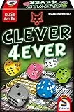 Schmidt Spiele- Inteligencia 49424 Clever 4-Ever, Serie pequeña y Fina, Juego de Dados, Talla única, Multicolor