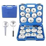 DAYUAN Filtro Aceite Aleación Aluminio 23 Piezas Llave Inglesa Herramienta Garaje