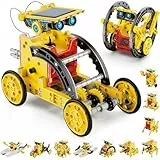 Hot Bee Robot Solar, Juguetes Niños 7 8 9 10 11 12 Años, Regalo Niño 7-12 Años, Kit Robotica Niños 8-10 Años, Juegos de Mesa