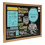 Amazon Basics Pizarra, 43 x 58,4 cm, Negro