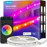 Govee Tira LED 5M, RGBIC Pro Luces LED WiFi Funcionan con Alexa y Google Assistant, Tiras Inteligentes de Control de App, DIY, Sync de Música para Dormitorio, TV y Navidad