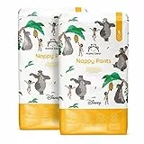 Marca Amazon - Mama Bear - Disney, pañales braguita, Talla 6 (15+ kg) , Blanco, 120 Unidad (2 Paquetes de 60) - PACK MENSUAL