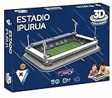 BANDAI Eleven Force Puzzle 3D Estadio Ipurúa (SD Eibar) - Maqueta Coleccionable Detallada, Regalo óptimo para los Grandes fanáticos del fútbol EF14924.