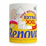 Renova - Maxiabsorption, Rollos de cocina XXL, Triple, Blanco - 1 Rollo