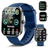 Reloj Inteligente Hombre Mujer, 2025 Nuevo Smartwatch con Llamadas Bluetooth, 1.91' Reloj Smart Watch con Pulsómetro/Monitor de Sueño/Podómetro, 110+ Modos Deporte, Pulsera Actividad para iOS Android