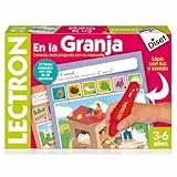 Diset - Lectron Lápiz Granja, Juego educativo de asociar preguntas y respuestas a partir de 3 años, Varios, 39 x 27 x 5,3