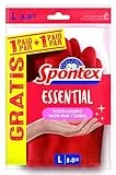 Spontex Guante Essential 1+1 Talla L