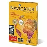 Papel fotocopiadora navigator din a4 120 gramos paquete de 250 hojas