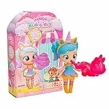 IMC Toys BUBILOONS BUBIGIRLS Quinn, Muñeca Sorpresa Coleccionable a Vestir Que Infla Pompas con 12 Accesorios, Juguete Regalo para Niñas y Niños +5 Años