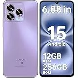 CUBOT A40(2025) Android 15 Telefonos Moviles Libres, 6.88″ HD+120Hz Smartphone, 12GB+256GB/1TB Móviles, Batería 5100mAh Telefono Movil, Cámara 48MP+16MP, 4G Dual SIM/Face ID/OTG/NFC/GPS/Doble Altavoz