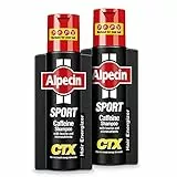 Alpecin Sport Shampoo 2x 250ml I Champú con Cafeína y taurina I Frena la perdida de cabello y favorece el crecimiento natural I Champú anticaída para hombres Champú contra la caída del Cabello