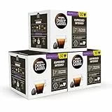NESCAFÉ Dolce Gusto Espresso Intenso - Cápsulas de Café, 90 Cápsulas (3 x 30) - Intensidad 7 - Originales para cafeteras Dolce Gusto