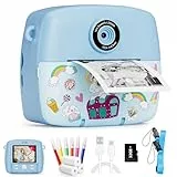Camara de Fotos instantaneas,1080p vídeo Camara instanea,2,4' HD Camara Fotos Infantil con Tarjeta SD de 32GB,Regalos comunion niña para cámara instantánea,Juguetes niños 3 4 5 6 7 8 9 10 años