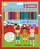 STABILO Lápiz de color color - Estuche con 24 colores