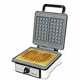 Cecotec fun gofrestone double, gofrera con 1200 w de potencia, revestimiento de piedra ecológico antiadherente rockstone, doble capacidad