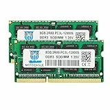 16GB Kit (2x8GB) DDR3L 1600MHz PC3-12800 Unbuffered Non-ECC 1.35V CL11 2Rx8 Dual Rank 204 Pin SODIMM Portatil Memoria Principal Module Upgrade
