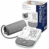 Beurer BM 53 Tensiómetro de brazo, fabricado en Europa, clínicamente validado, detección de AFib, indicador de riesgo, brazo 22-42 cm, transferencia de datos a Apple Health
