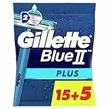 Gilette Blueii Plus Disposable Blades For Men 160 g