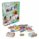 Hasbro Gaming Jenga Maker, Juego de apilar Bloques de Madera para 2 a 6 Jugadores, Juego en Equipos, Edad a Partir de 8 años, Multicolor