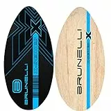Brunelli Tabla de skimboard de madera para surf, 99 cm