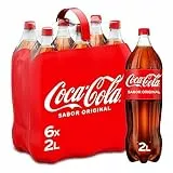 Coca-Cola Sabor Original - Refresco de cola - Pack 6 botellas 2 L