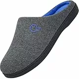 Mishansha Zapatillas Casa Hombre Mujer Pantuflas Cómodas Zapatillas Estar por Casa Invierno 44/45 EU