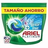 Ariel PODs Platinum, Detergente Líquido En Cápsulas Frescor De Abril Cápsulas, 35 Lavados