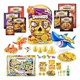 Smashers Dino Island Gold Treasure Hunt de ZURU, Caza del Tesoro Temático, Juguete Interactivo y Coleccionable para Niños y Adolescentes (31.6 cm), Naranja