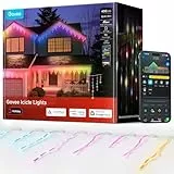 Govee Luces de Carámbano, RGBIC Luces Exterior 10M, 400 LEDs Guirnalda Luces Inteligentes con 78+ Modos para Decoración de Hogar, IP67 Impermeable, Compatibles con Alexa y Google Assistant
