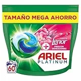 Ariel PODs Platinum, Detergente Líquido En Cápsulas Frescor Sensaciones Cápsulas, 60 Lavados